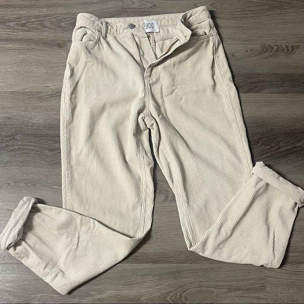 High Rise BDG relaxed fit corduroy jeans